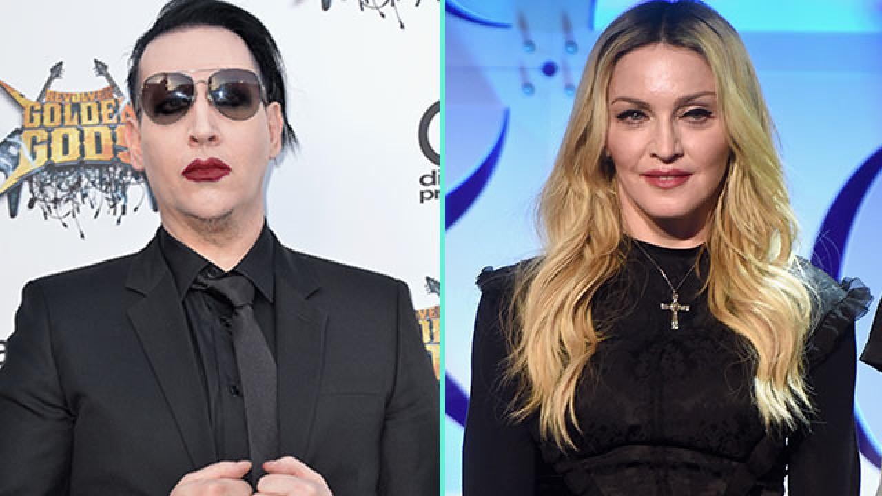 Marilyn Manson Wants to Have Sex with Madonna She Looks Hotter Than Ever Entertainment Tonight