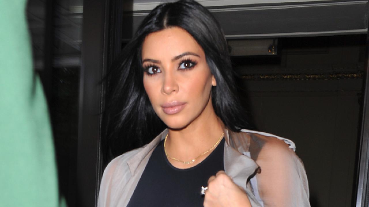 Kim Kardashian's Sheer Dress Has a NSFW Outfit Malfunction as She and ...