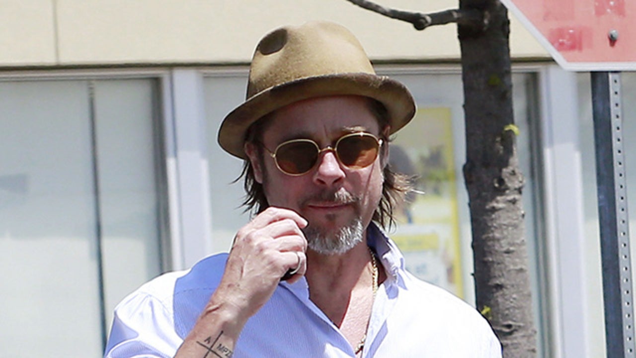 Brad Pitt Shows Off Tattoo Honoring His Kids | Entertainment Tonight