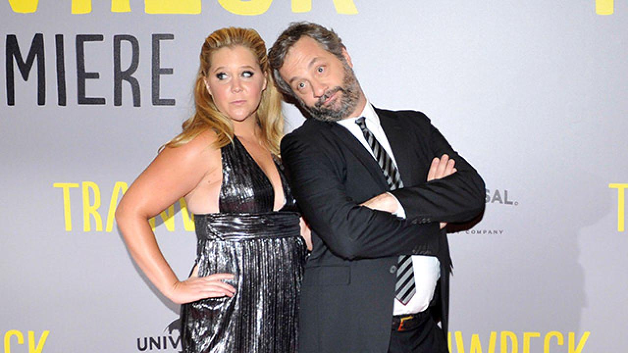 Amy Schumer Judd Apatow Lawsuit Amy Schumer and Judd Apatow Crash an Irish Wedding -- Watch the Amazing