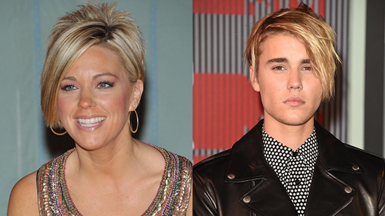 historie flare Besættelse Kate Gosselin Weighs in on Justin Bieber's Copycat Hair: 'He Can Have It' |  Entertainment Tonight