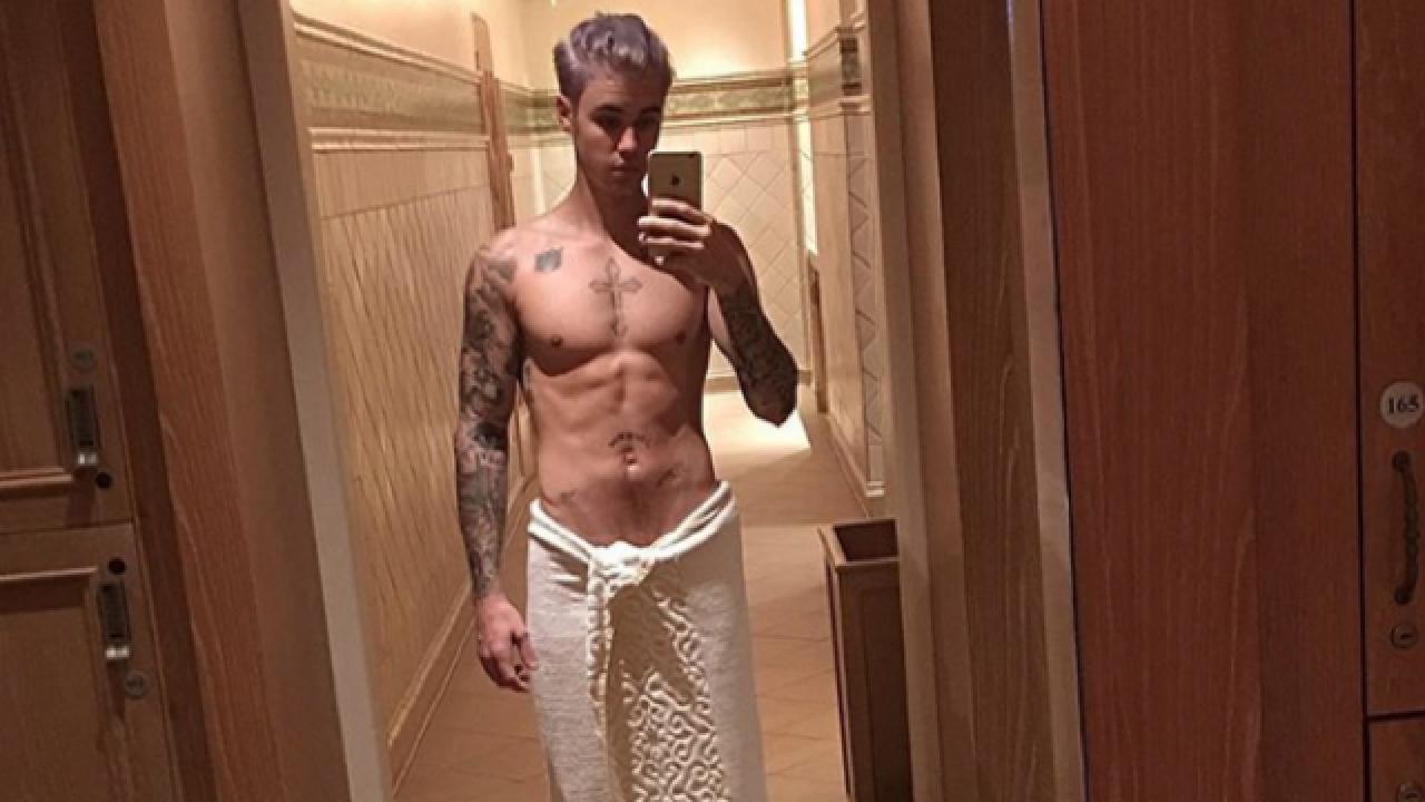 Justin Biebers leaked nude photos spike Spotify Australia 