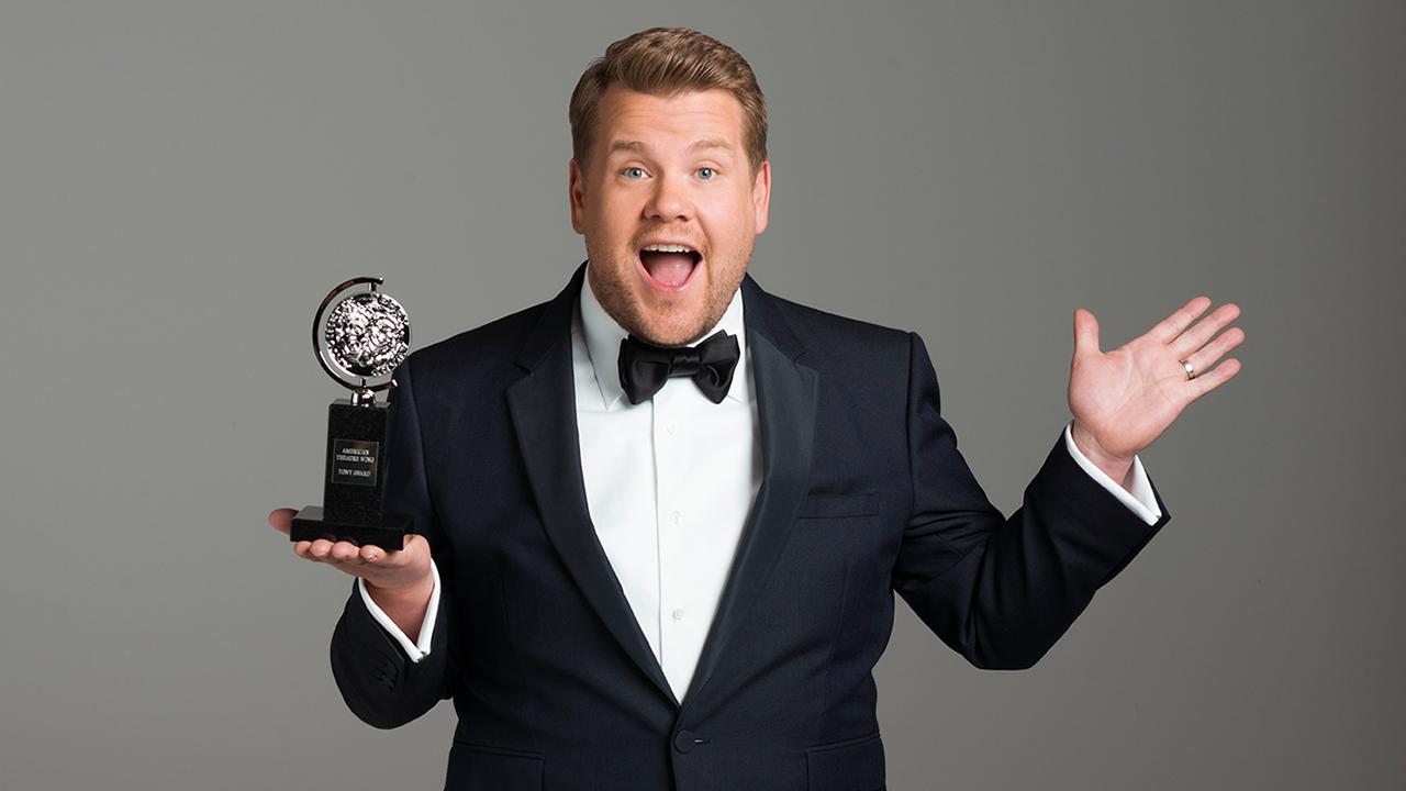 Exclusive Watch James Corden In The First Promo For The 2016 Tony Awards Entertainment Tonight 