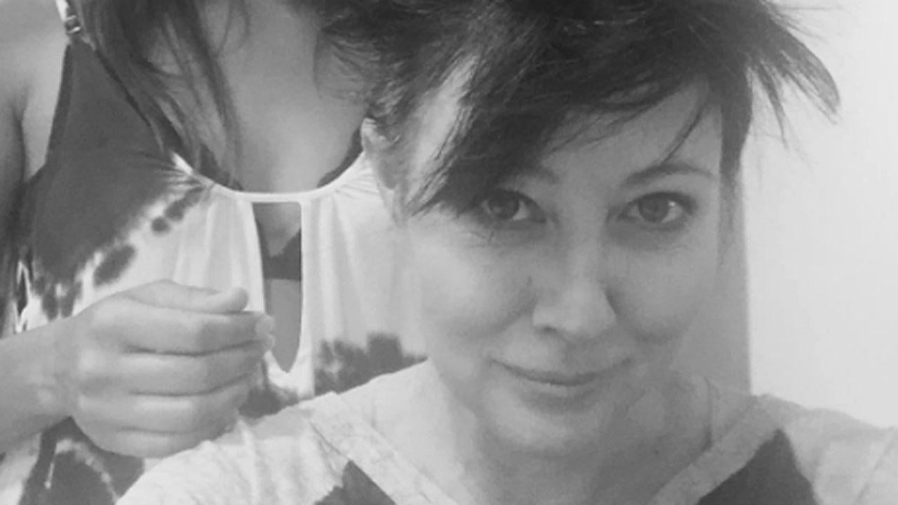 Shannen Doherty Chronicles Shaving Her Head Amid Breast 