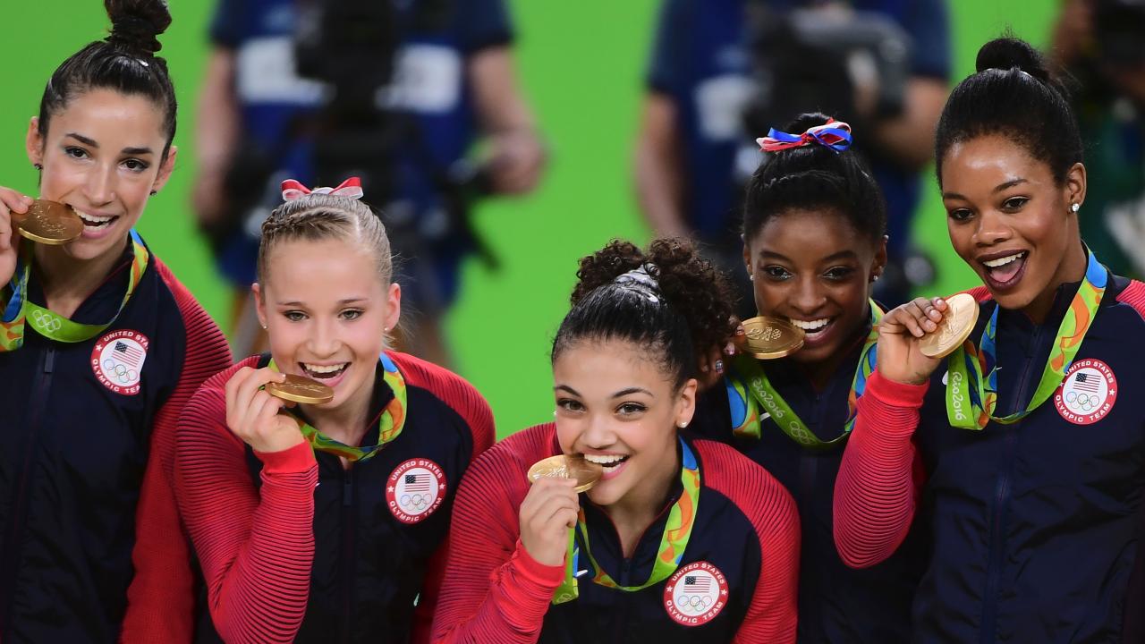 US Women's Gymnastics Team Wins Gold Medal at 2016 Rio ...