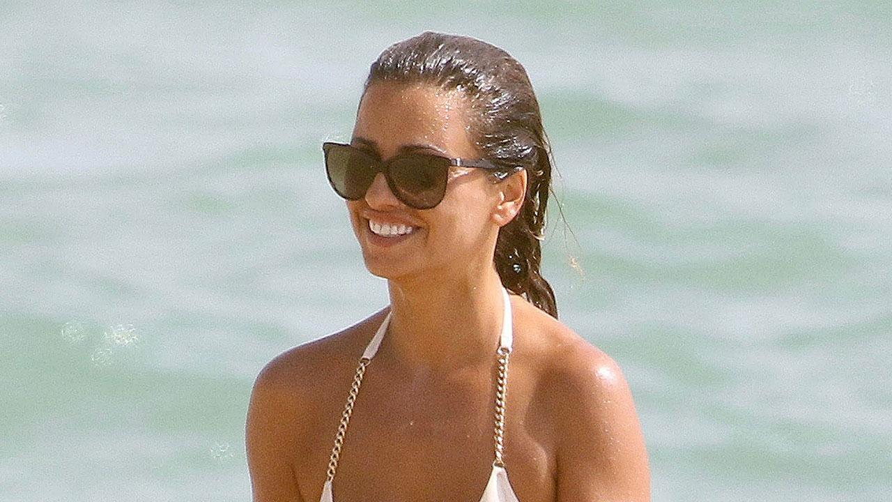 Penelope Cruz's Lookalike Sister Rocks White Hot Bikini in Spain-- See