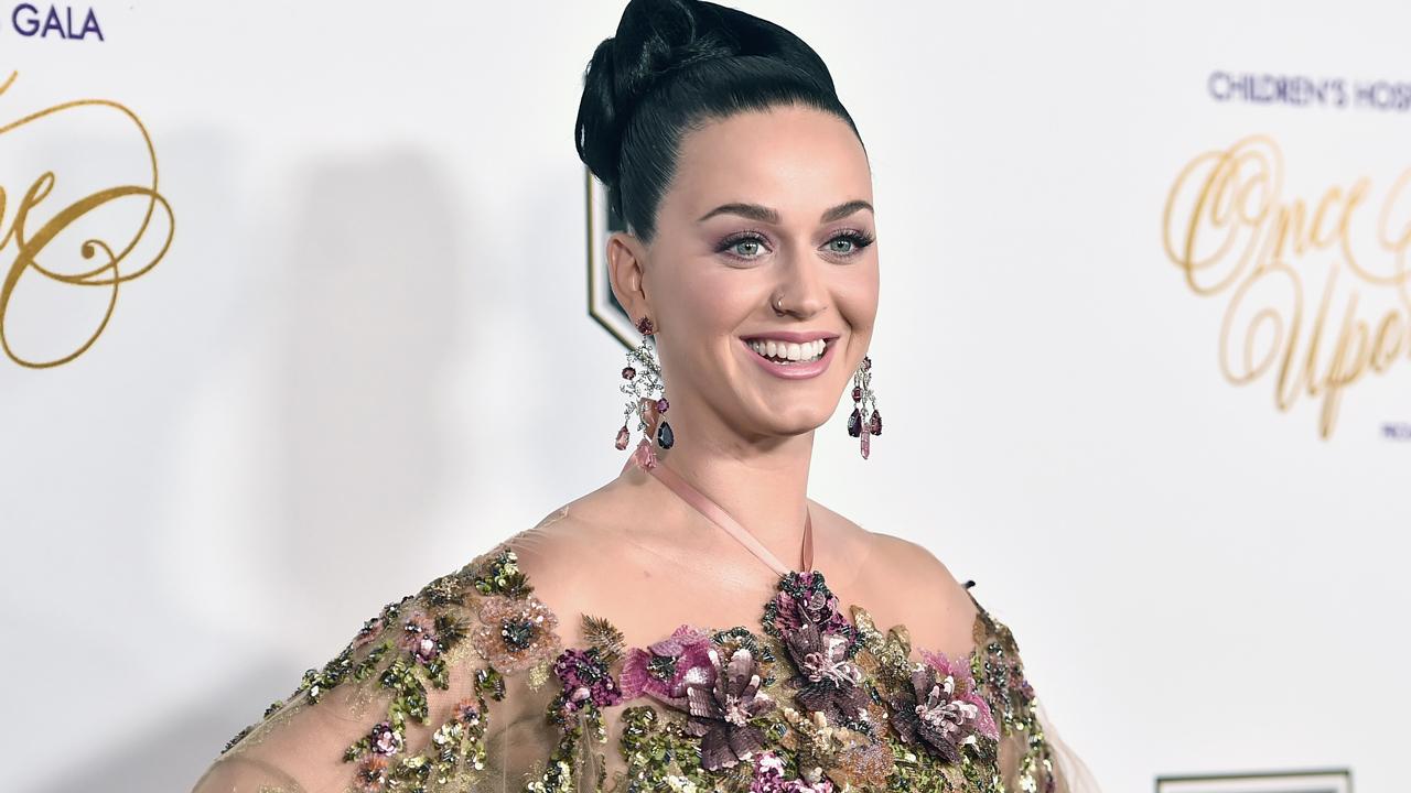 Katy Perry Stuns in Champagne Gown at Star-Studded Children's Hospital ...
