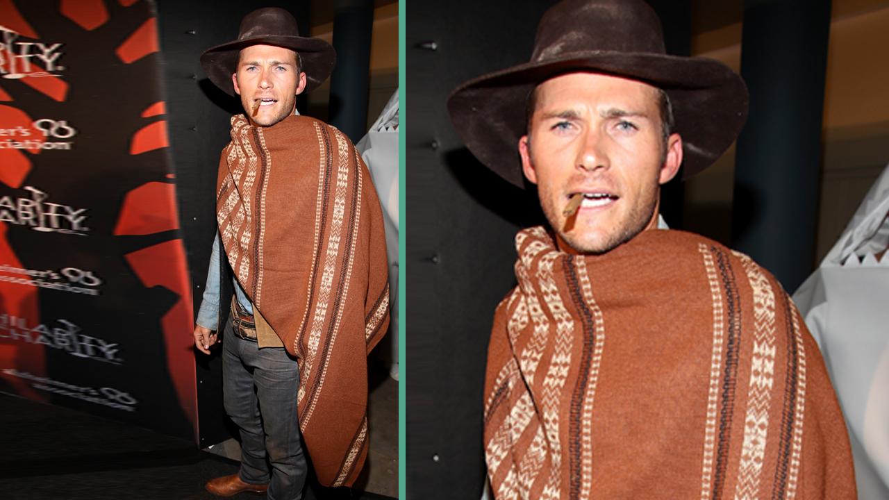 Scott Eastwood Does Spot-on Impression Of Dad Clint Eastwood While In Cowboy Costume Entertainment Tonight