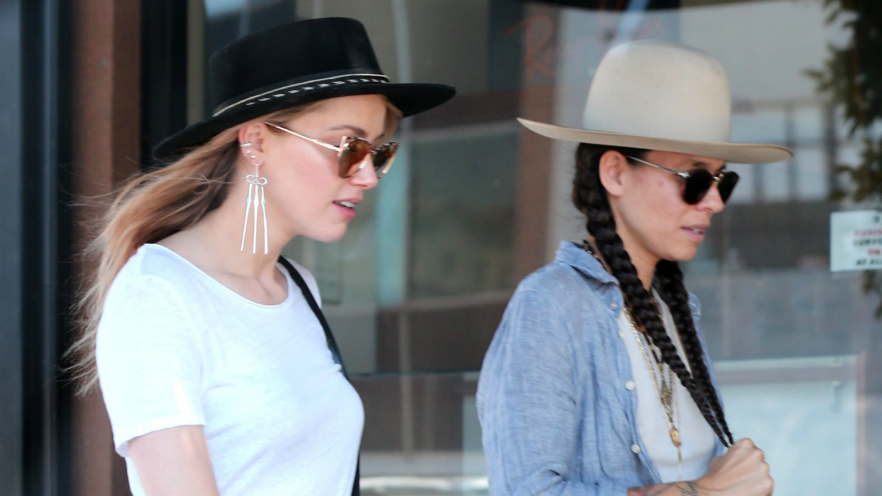Amber Heard Reunites With Ex-Girlfriend Tasya Van Ree for Shopping Trip ...