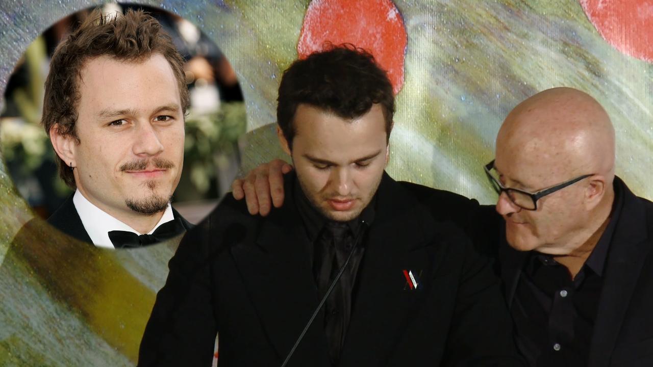 EXCLUSIVE: Heath Ledger's Father Comforts Teary-Eyed ...