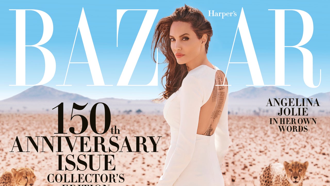 Angelina Jolie Stuns in 'Harper's Bazaar,' Opens Up About th...