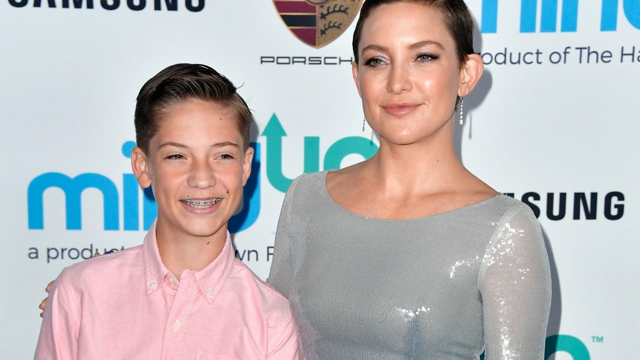 Kate Hudson S Oldest Son Ryder Shares Sweet Photos Of Him Holding Newborn Sister Rani Entertainment Tonight