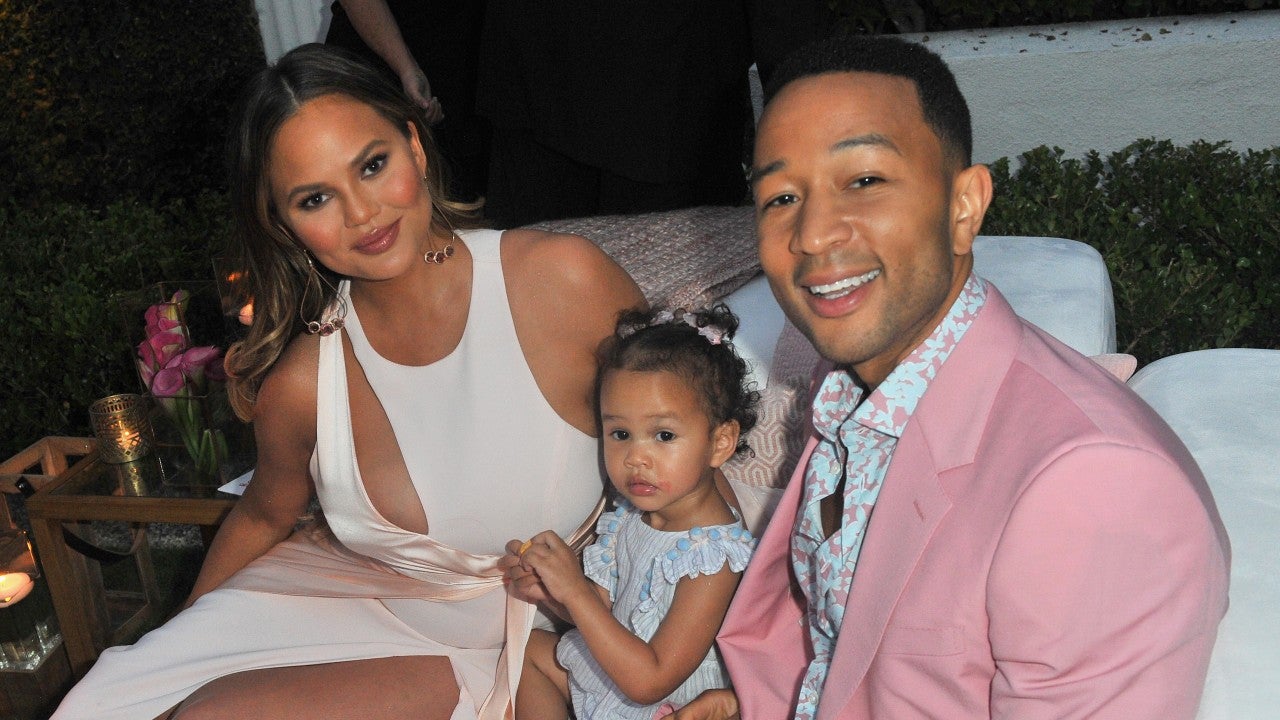 Chrissy Teigen Grabs Del Taco in a Stunning Pink Gown ...