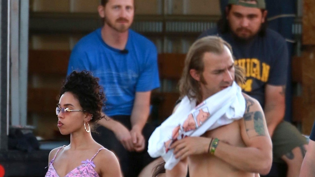 Shia Labeouf Sports Fake Belly While Shooting Scenes With Fka Twigs Pic Entertainment Tonight