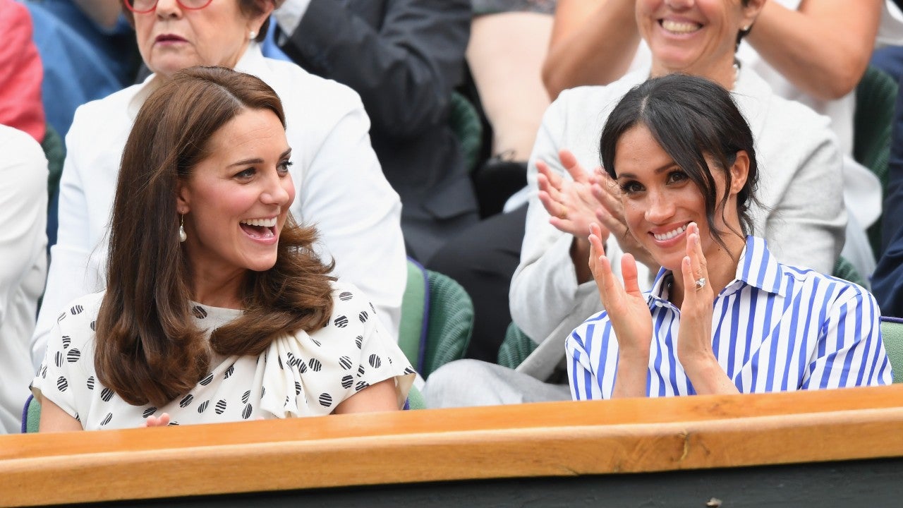 Meghan Markle and Kate Middleton Head to Wimbledon for Their First Solo