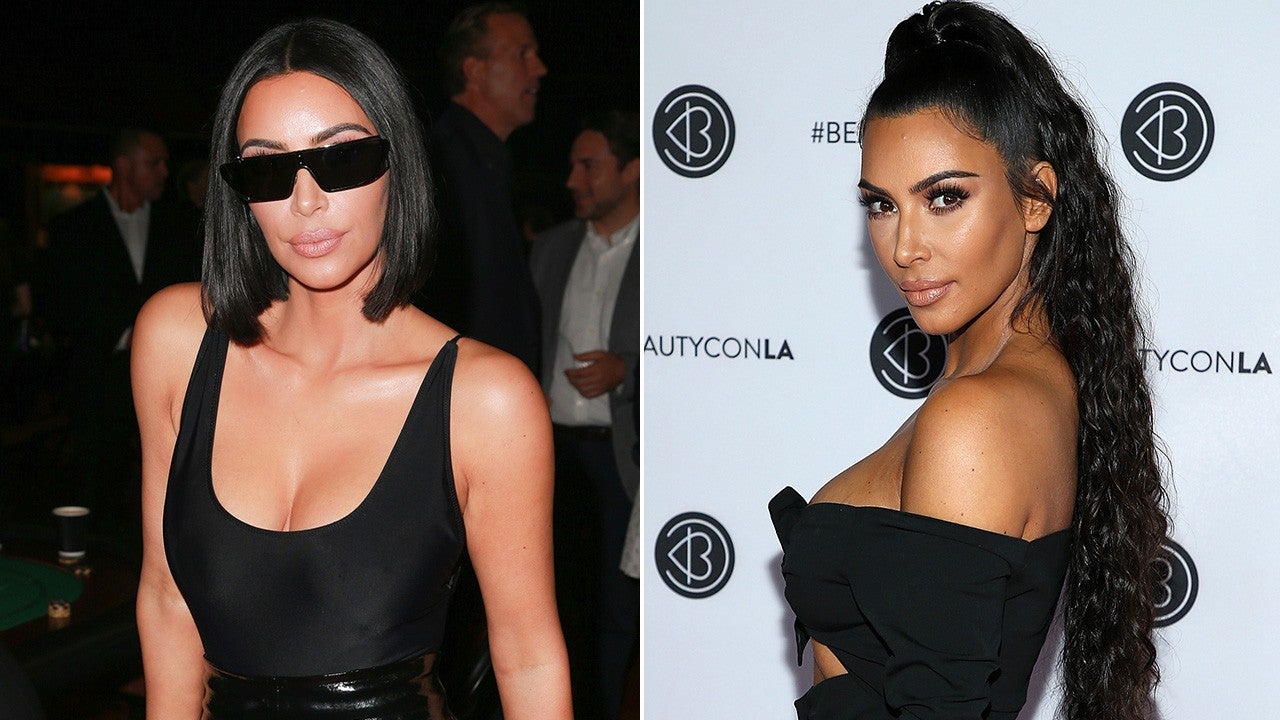Kim Kardashian Already Regrets Chopping Off Her Hair Into a Sleek Bob |  Entertainment Tonight