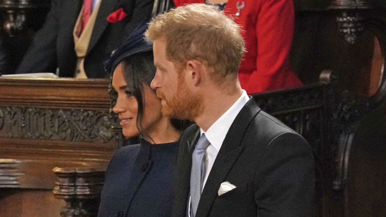 Meghan Markle and Prince Harry Arrive at Princess Eugenie’s Wedding