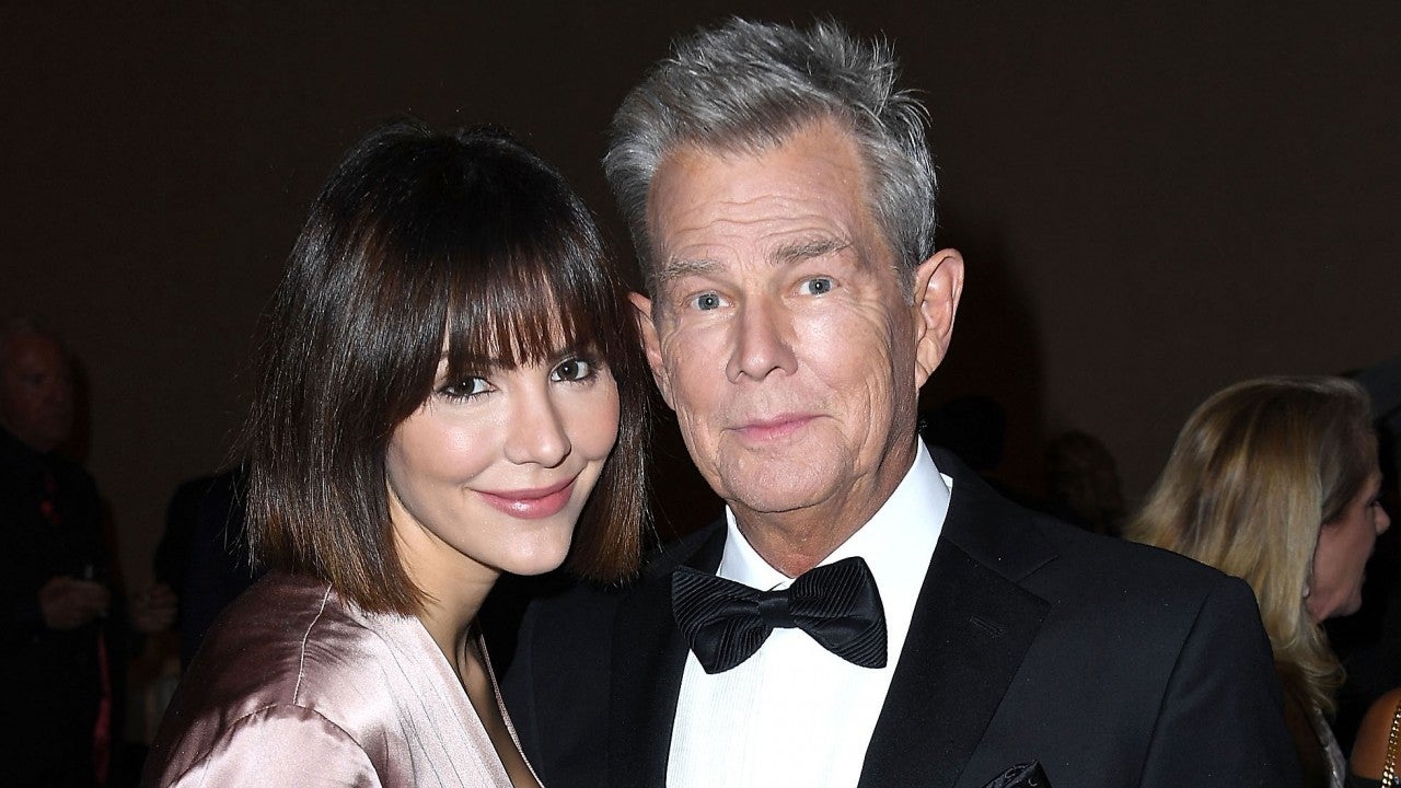 David Foster Shares Selfie Of Katharine Mcphee Showing Off Her Ring I Won The Lottery Entertainment Tonight