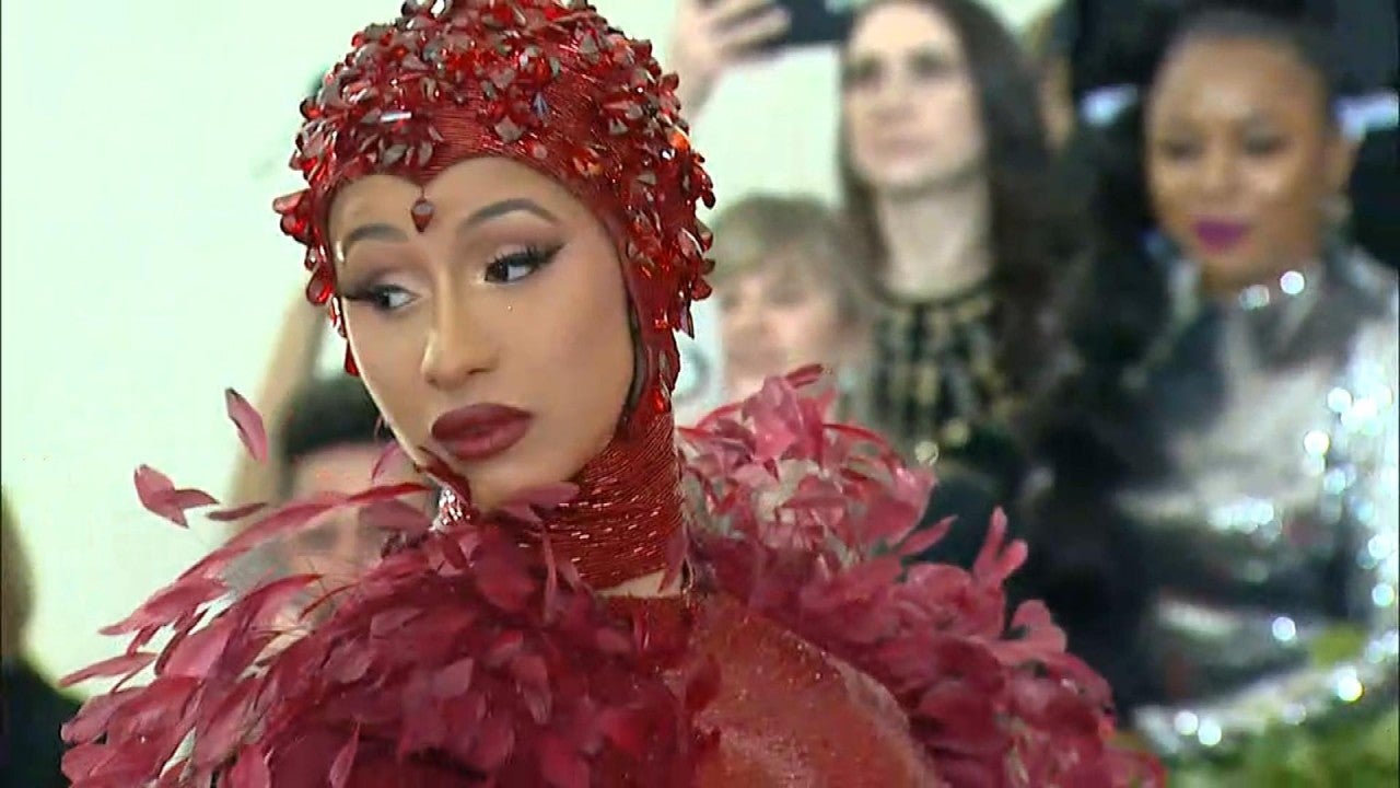Met Gala 2019: Cardi B Arrives With Several Handlers to Help With Her ...