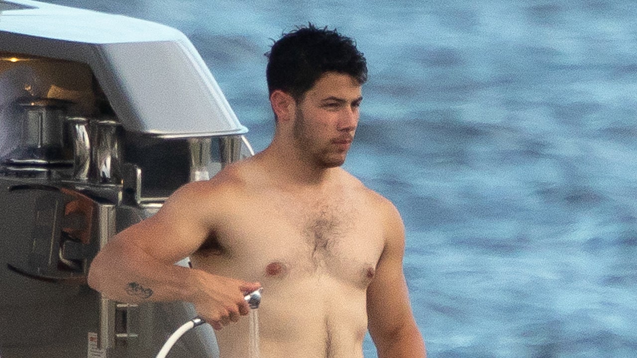 Nick Jonas Shirtless On A Yacht Is The Internet S New Obsession Entertainment Tonight