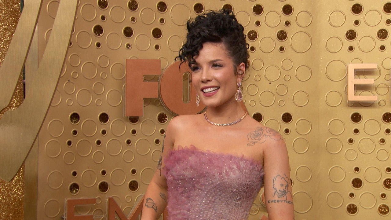 2019 Emmys: Halsey Makes Emmys Debut in Ombre Princess ...
