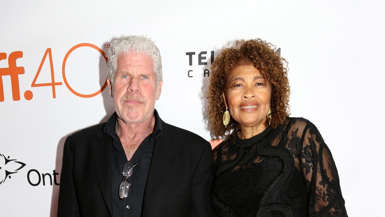 Opal Stone and Ron Perlman Entertainment Tonight