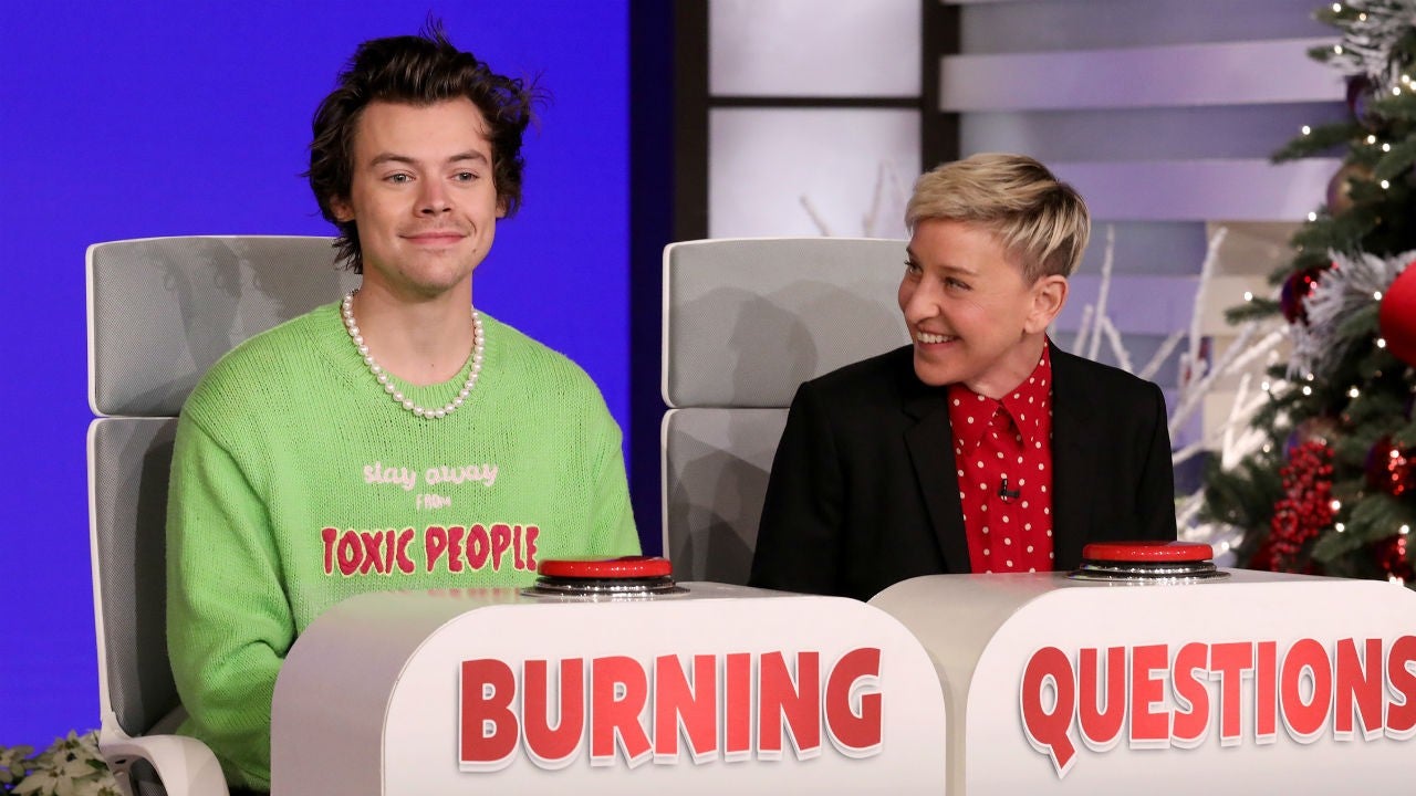 Harry Styles Says His Guilty Pleasure Is Working Out To One Direction Talks First Celeb Crush Entertainment Tonight