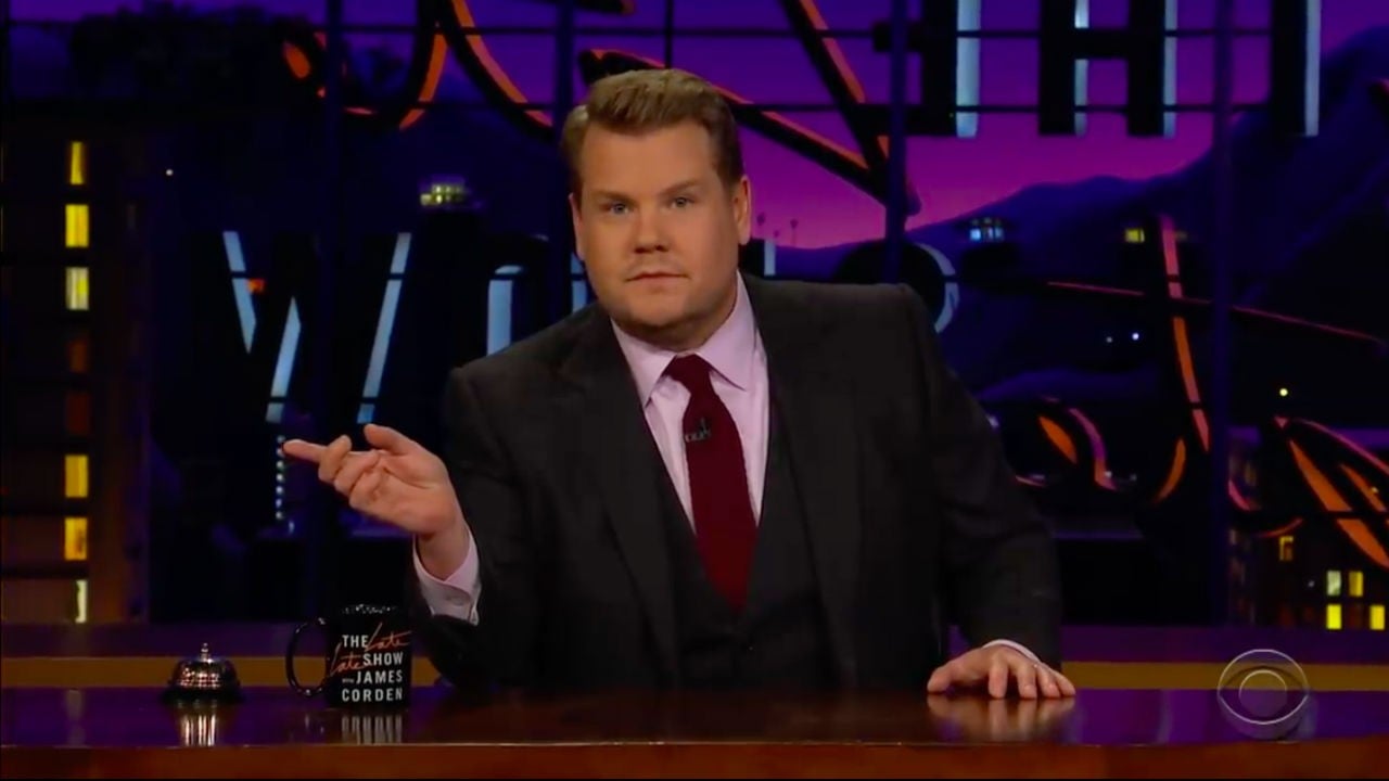 James Corden Addresses Carpool Karaoke Video Where He Doesn T Appear To Be Driving Entertainment Tonight