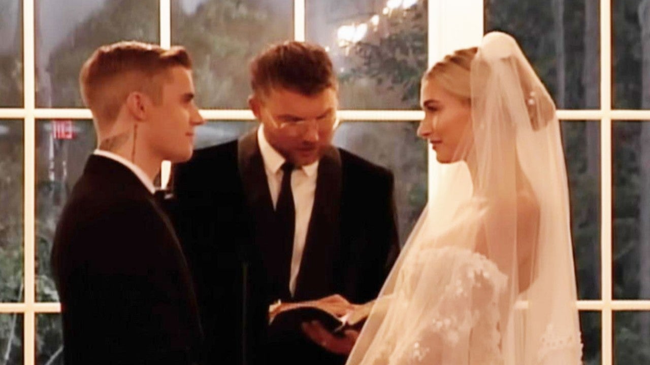 Watch Justin and Hailey Bieber Exchange Vows in Wedding Video | Entertainment Tonight