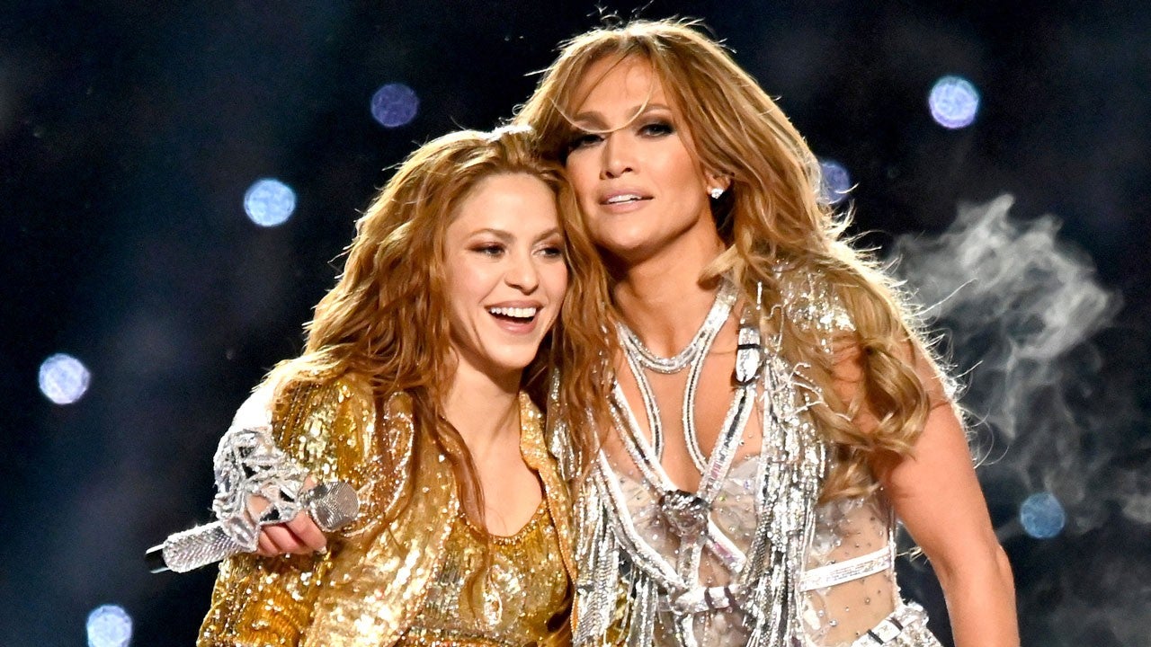 Watch Jennifer Lopez Give Shakira a Congratulatory Pat on the Butt