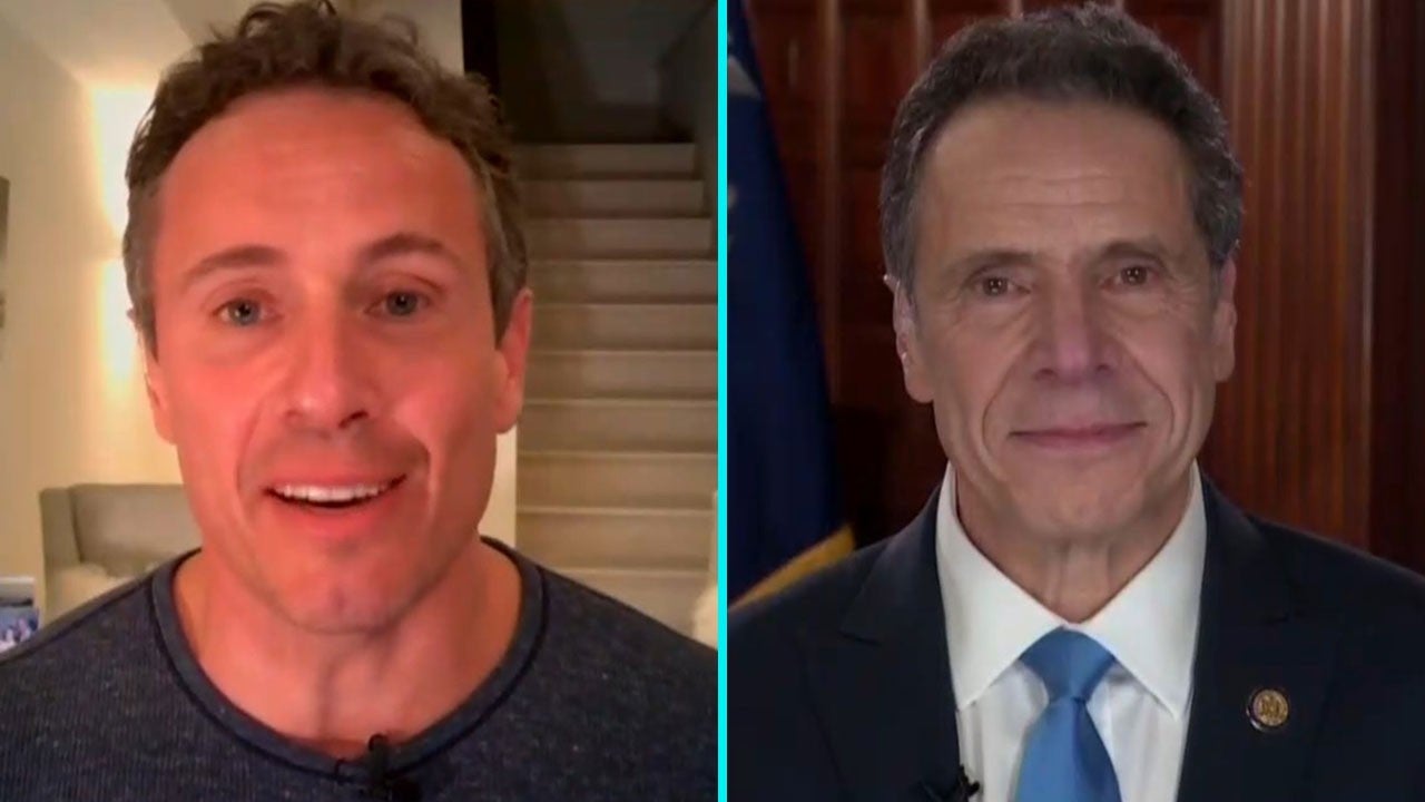 Chris Cuomo Teases Brother Andrew During Interview With Hilarious Throwback Photo Entertainment Tonight