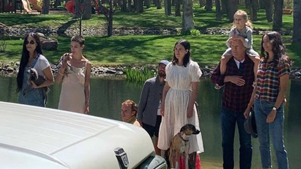 Demi Moore's 'Blended' Mother's Day Celebration With Ex ...