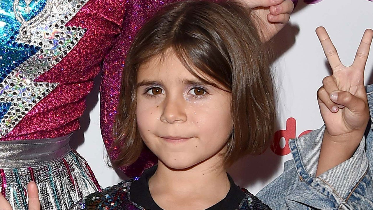 Kourtney Kardashians 9 Year Old Daughter Penelope Dyes Her Hair Red 
