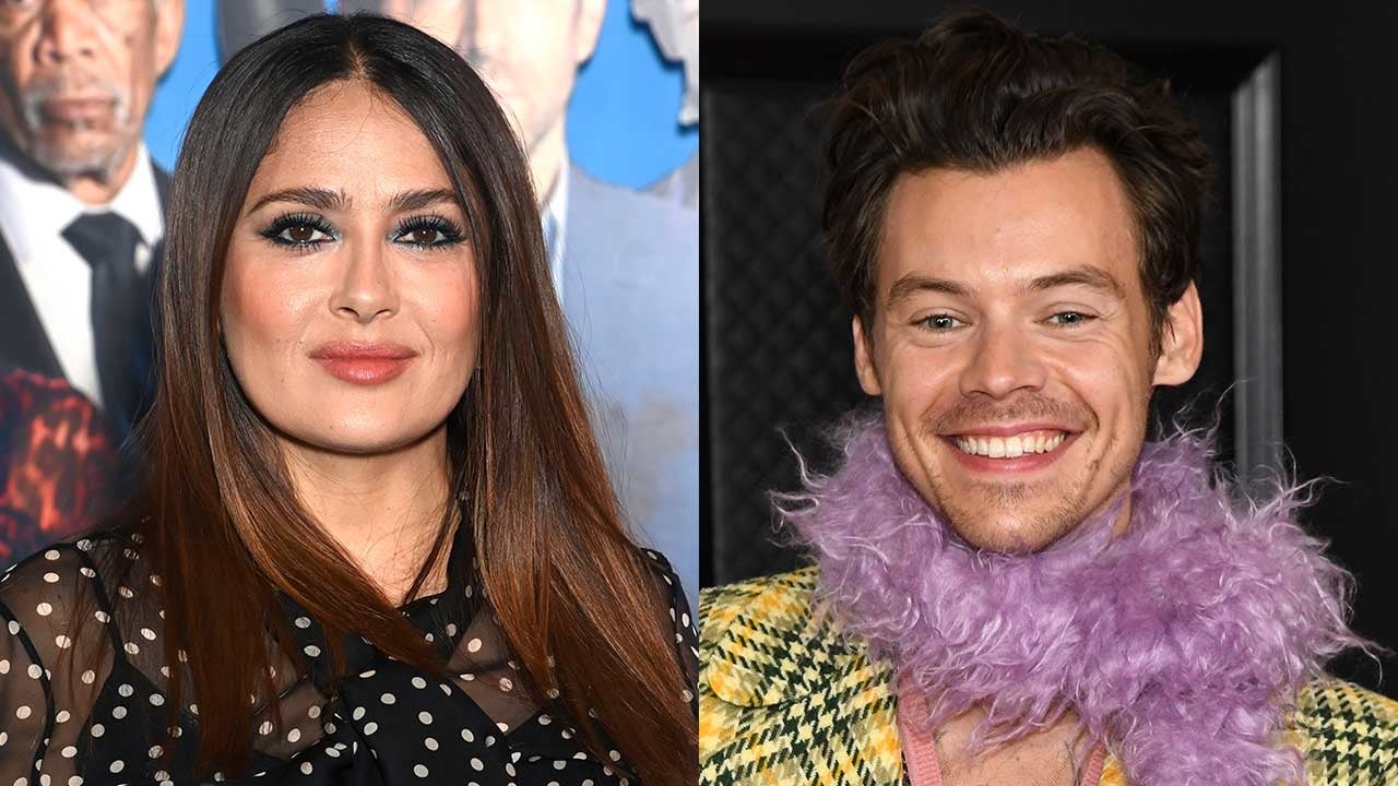Salma Hayek’s Pet Owl Coughed Up a Hairball Onto Harry Styles’ Head