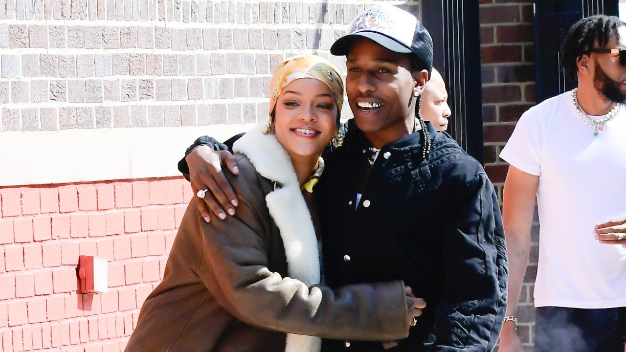 Rihanna and A$AP Rocky Look So in Love While Shooting New Music Video ...