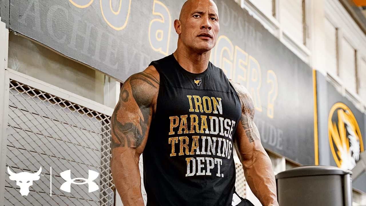Metafoor navigatie timer Dwayne 'The Rock' Johnson's New Under Armour Collection Will Make You Feel  Like the Hardest Worker in the Room | Entertainment Tonight