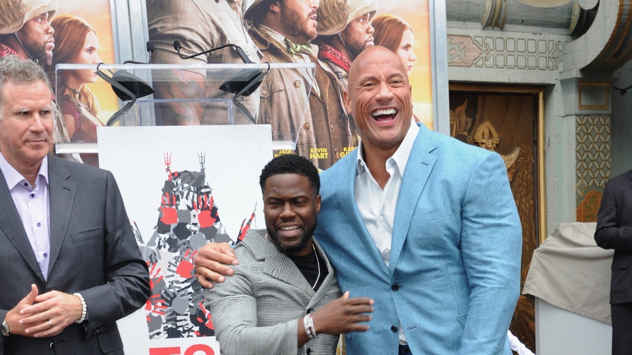 Kevin Hart and Dwayne Johnson Take the Tortilla Slap Challenge -- and It's as Hilarious as You'd Think