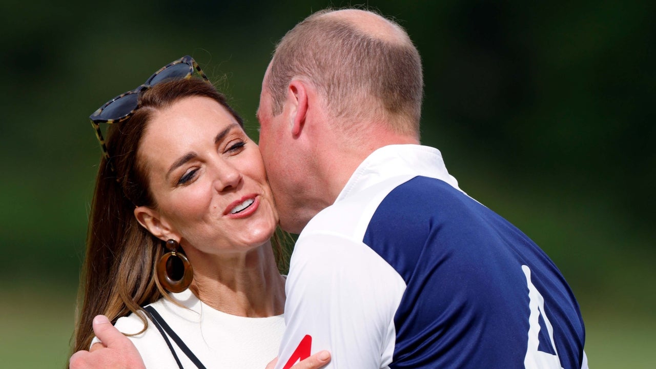 Kate Middleton and Prince William Share Super Rare PDA Moment at Royal Polo Cup