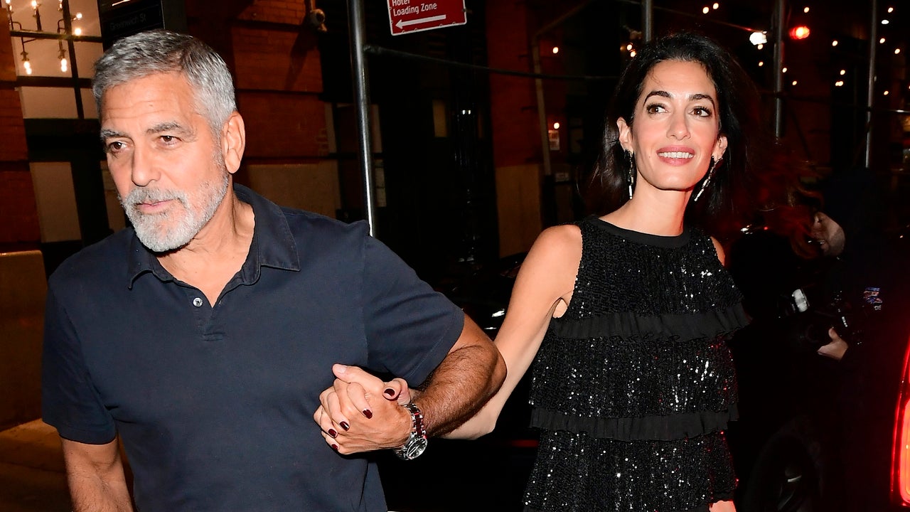 George and Amal Clooney Hold Hands During Date Night in New York City