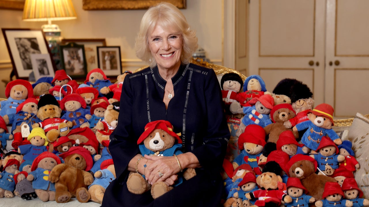 Camilla, Queen Consort Poses With Hundreds of Teddy Bears Left in Tribute to Queen Elizabeth