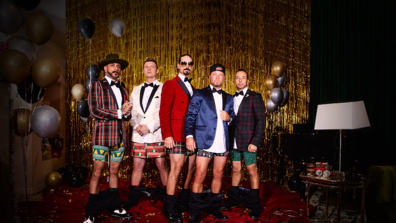 The Backstreet Boys Get in the Holiday Spirit — in Their Underwear