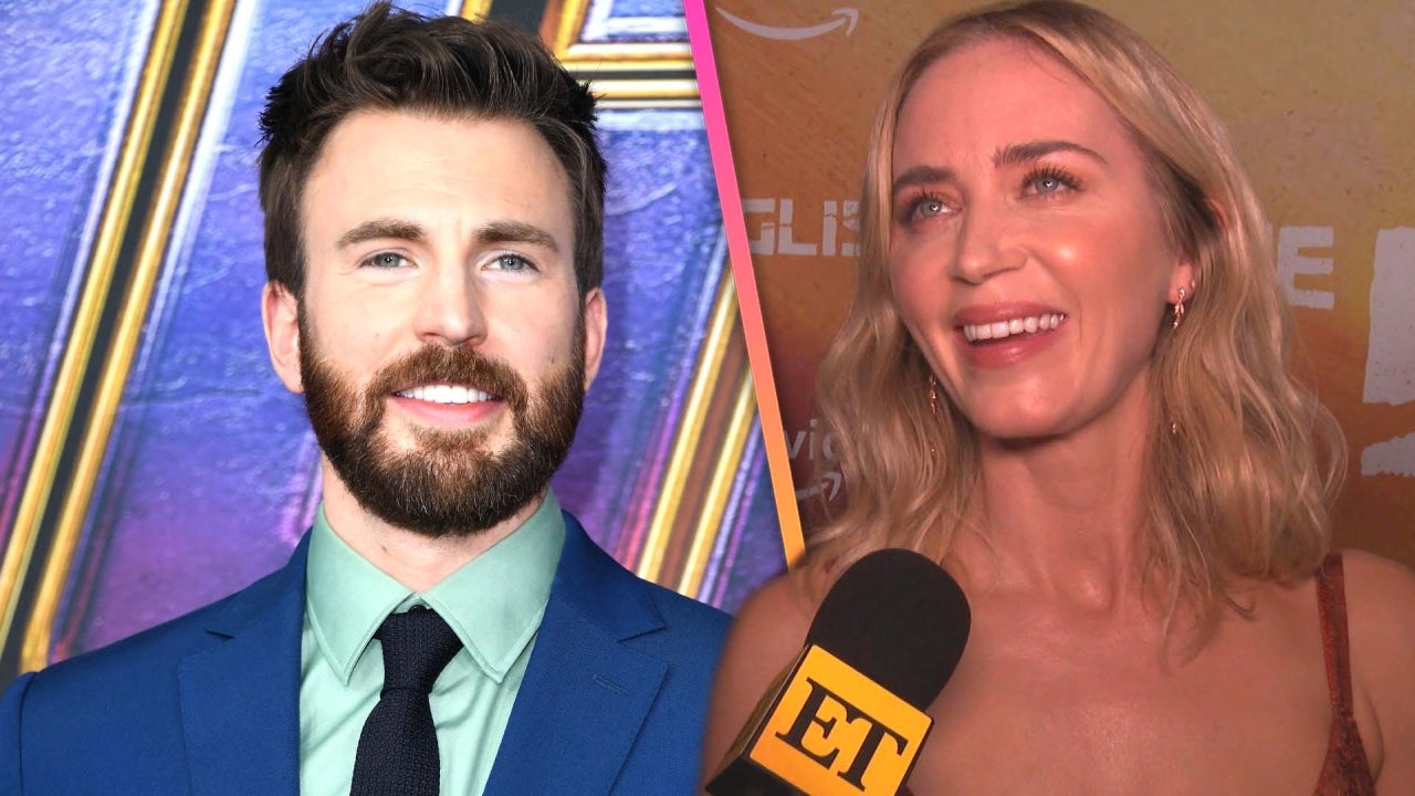 Emily Blunt Says Chris Evans Was 'Secretly Thrilled' to Be Named 'Sexiest Man Alive' (Exclusive) | Entertainment Tonight