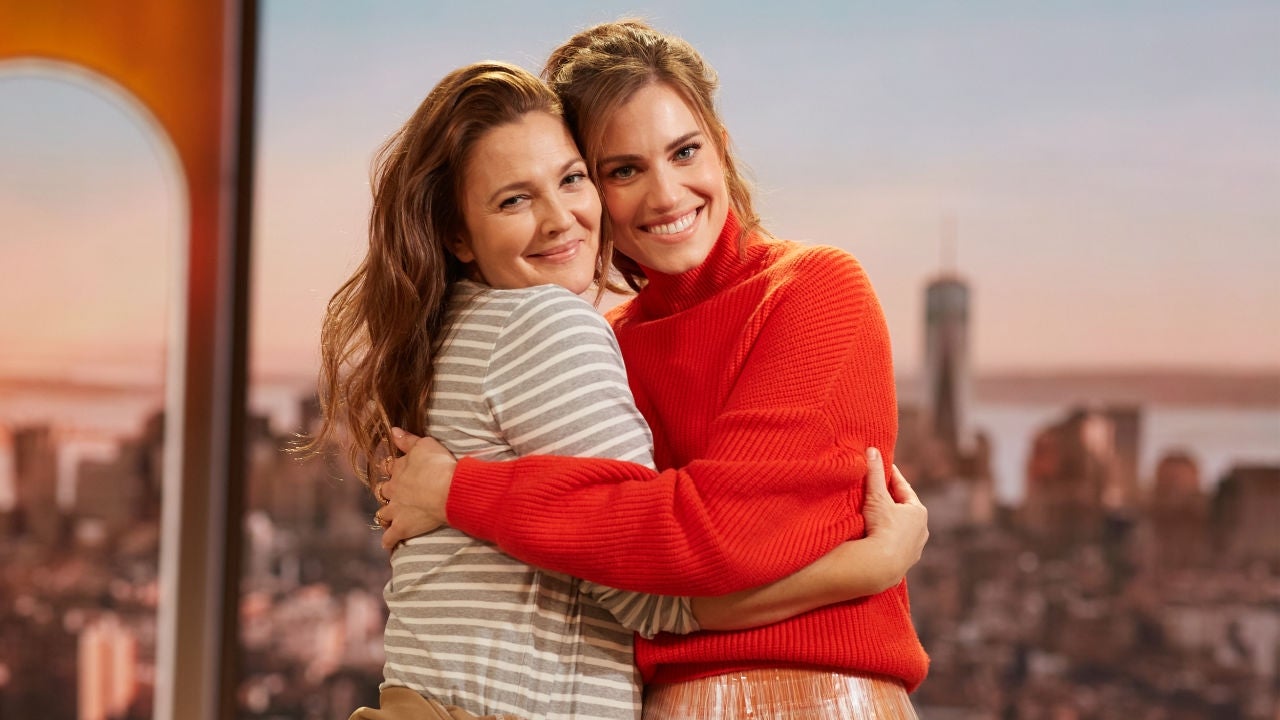 Drew Barrymore Surprises Allison Williams by Dressing Up as M3GAN
