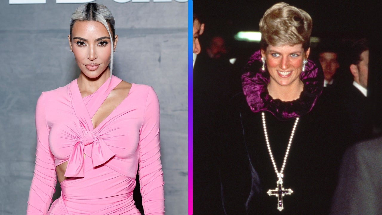 Kim Kardashian Buys 7,000 Cross Necklace Worn by Princess Diana