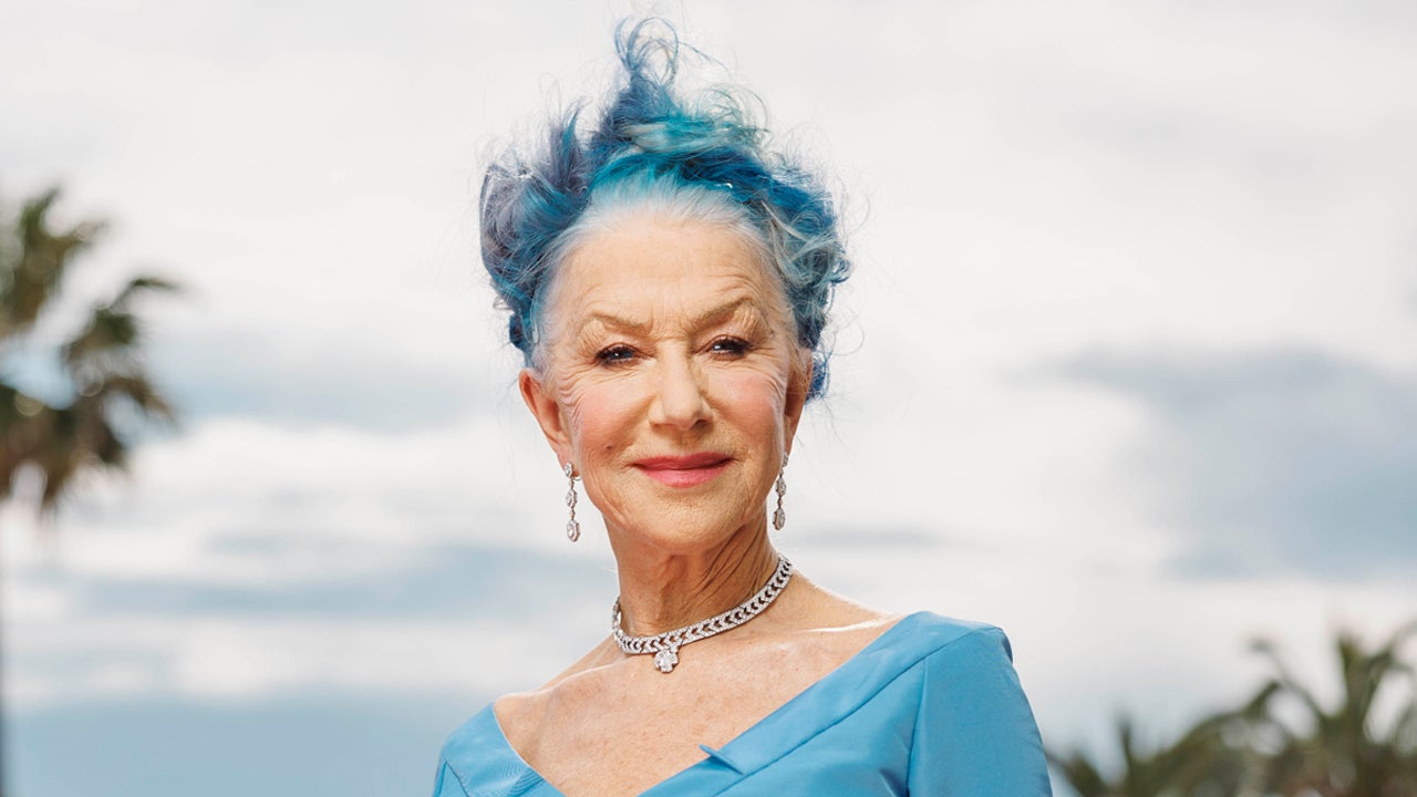Helen Mirren Debuts Blue Hair At Cannes Film Festival Entertainment Helen Mirren Debuts Blue Hair At Cannes Film Festival Entertainment