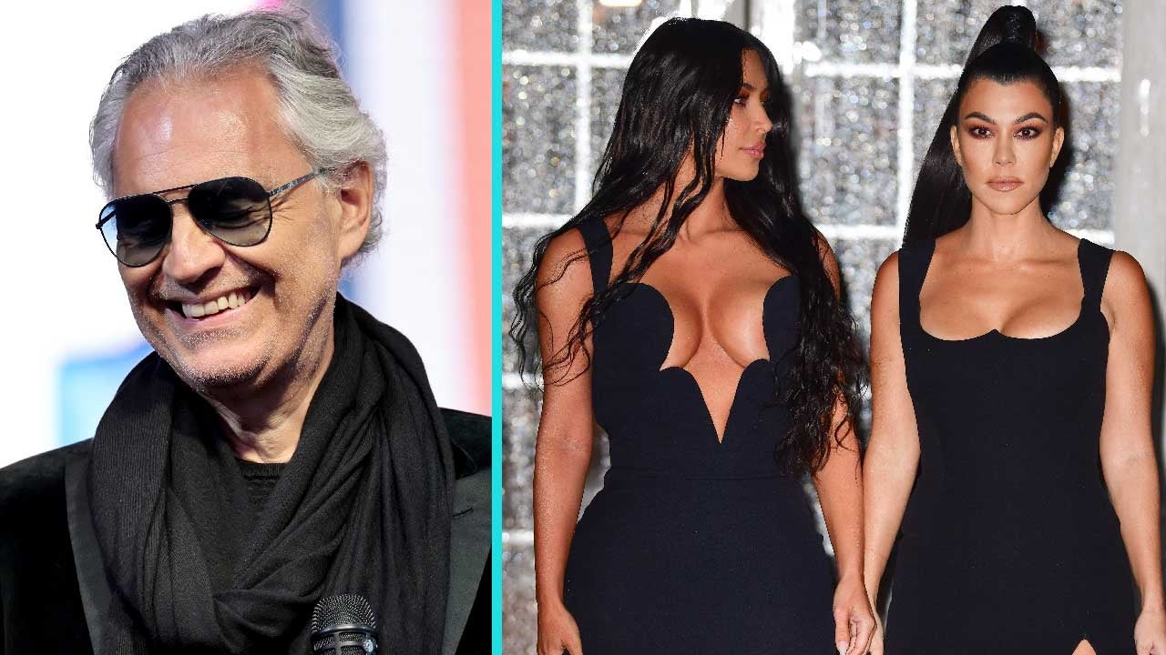 Andrea Bocelli Chimes in on Kim and Kourtney Kardashians’ Italy Drama
