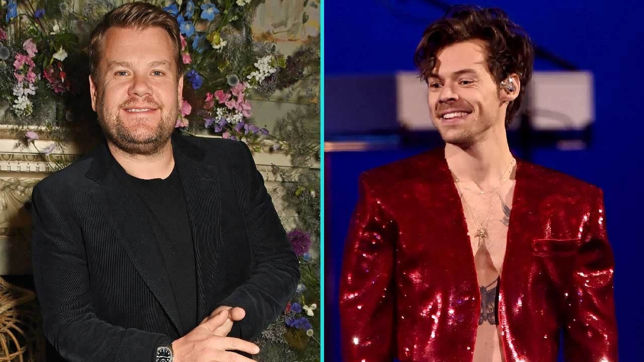 See James Corden Jump & Dance at Harry Styles’ Last Tour Stop in Italy