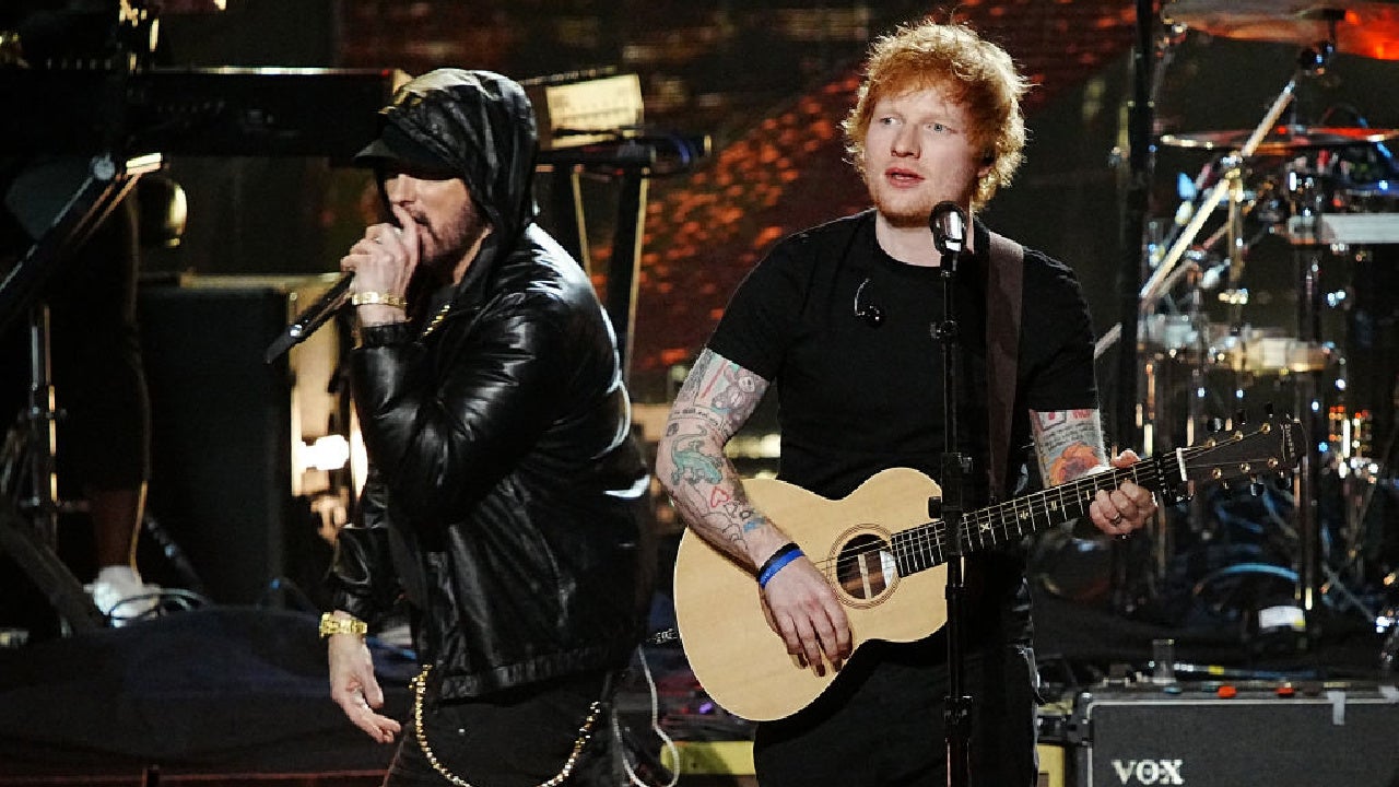 Eminem Surprises Crowd at Ed Sheeran Concert in Detroit