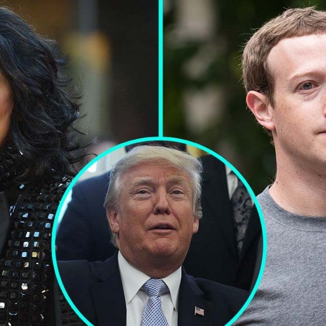 Cher, Mark Zuckerberg, Donald Trump