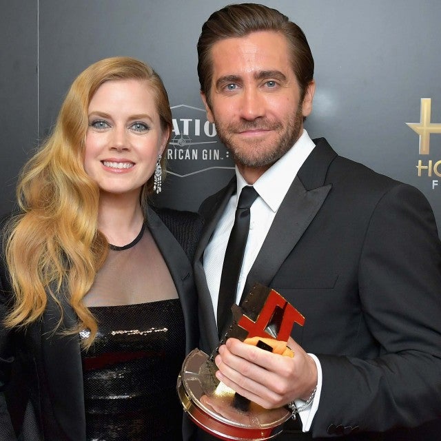 Amy Adams and Jake Gyllenhaal at the 2017 Hollywood Film Awards